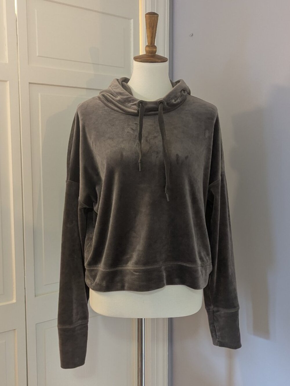 Aerie Velour Track Set Offline Hoodie Joggers